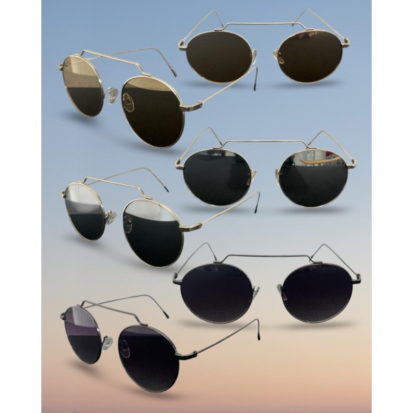 Óculos de Sol Proteção UV400 - Dourado