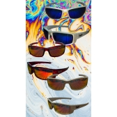 Óculos de Sol Proteção UV400 QW8002 - Vermelho