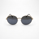 Óculos de Sol Proteção UV400 - Dourado Lentes Preta