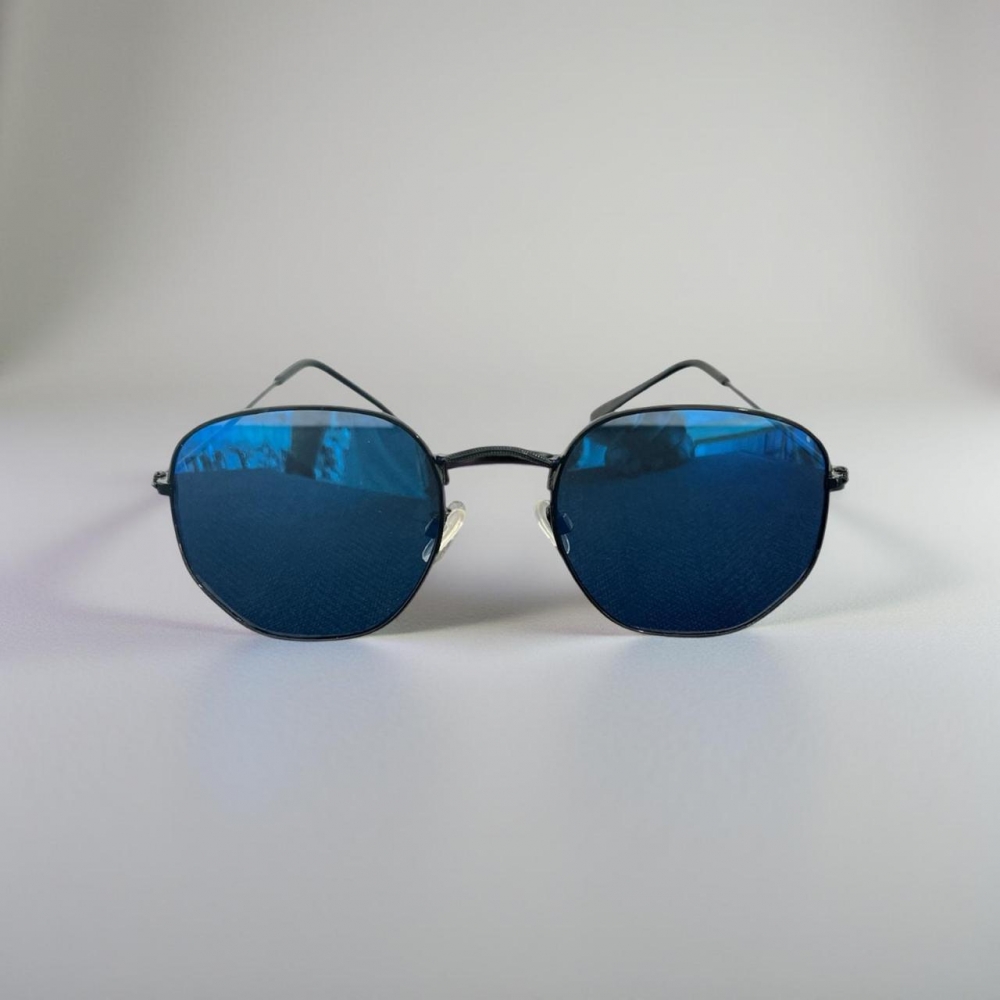 Óculos de Sol Proteção UV400 - Preto/Azul