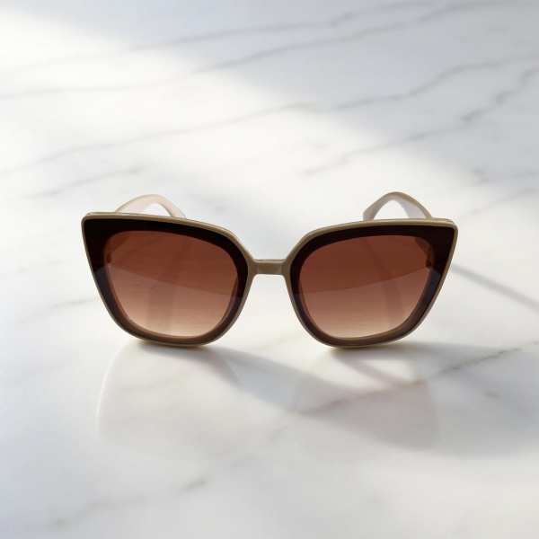 Óculos de Sol Proteção UV400 - Nude