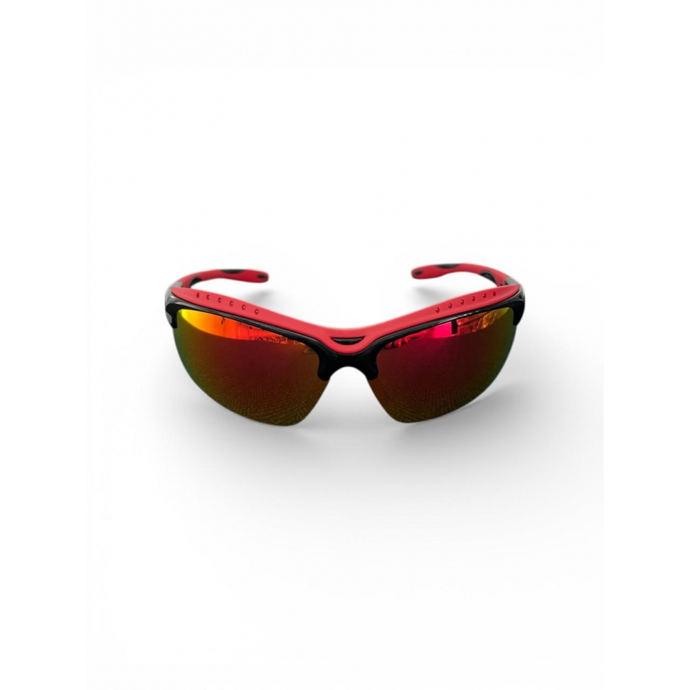 Óculos de Sol Proteção UV400 - Preto/Vermelho