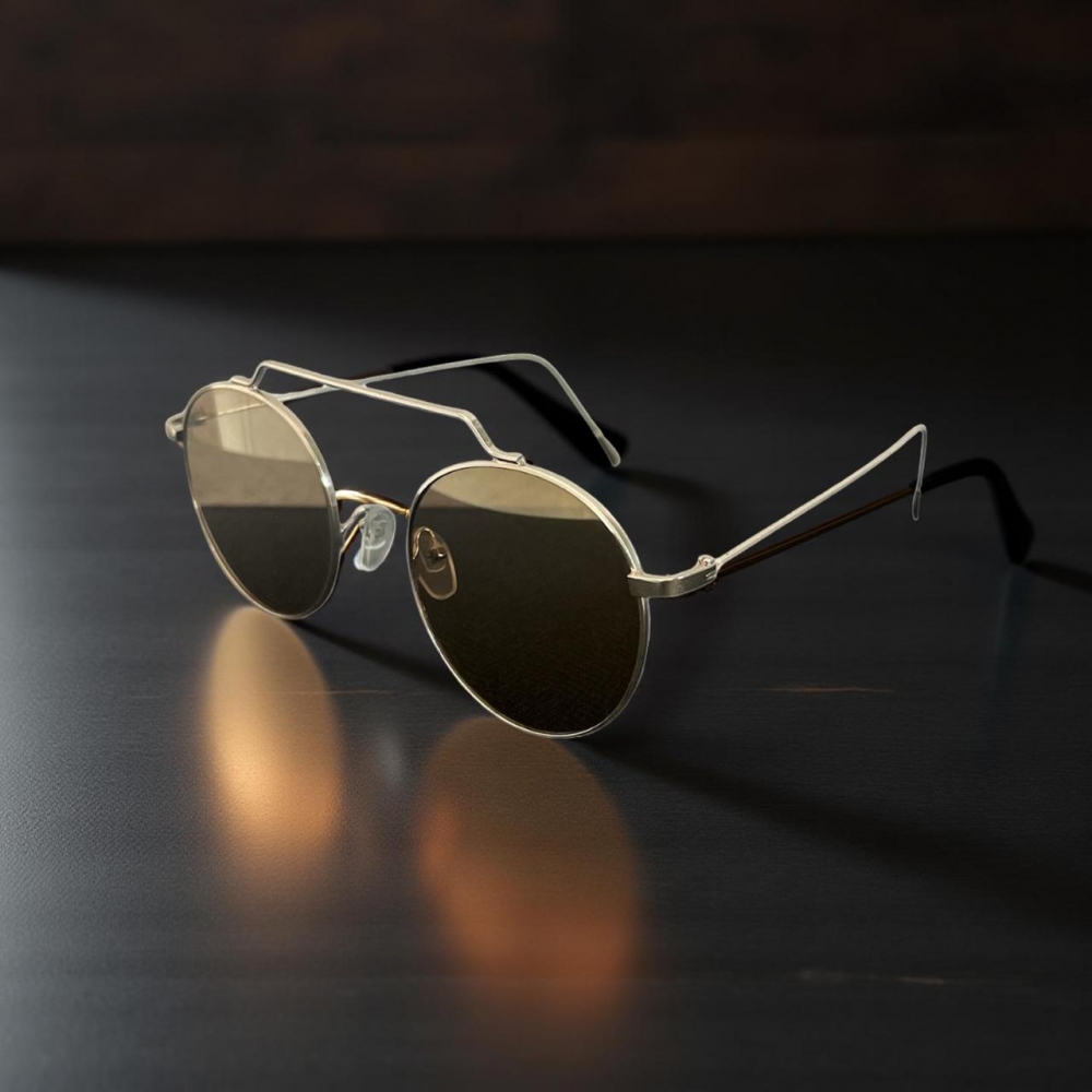 Óculos de Sol Proteção UV400 - Dourado