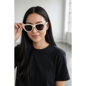 Óculos de Sol Proteção UV400 - Branco